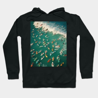 Surf's Up! - Vintage Fine Art Photography Hoodie